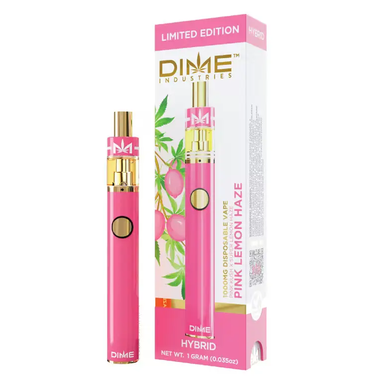 1665280438-marketing_pkg_pink_lemon_haze_001_main_product_image_01.webp Dime Industries Pink Lemon Haze 1000mg Disposable - Image 1