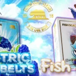 Electric Blue Belts / Fish Scale