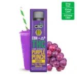 CBD Vape Pen Purple Punch (Indica): 30mg CBN + 5mg THC + 500mg CBD
